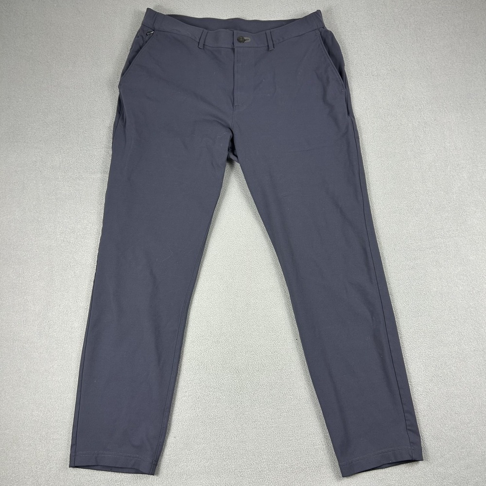 Public Rec Pants Mens‎ 34x30 Navy Blue Nylon Spandex Stretch Casual Golf